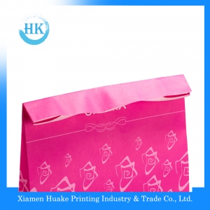 Emballage cosmétique de sac de papier usine de hotsell 