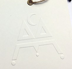 Square Luxury Paper Hang Tag 