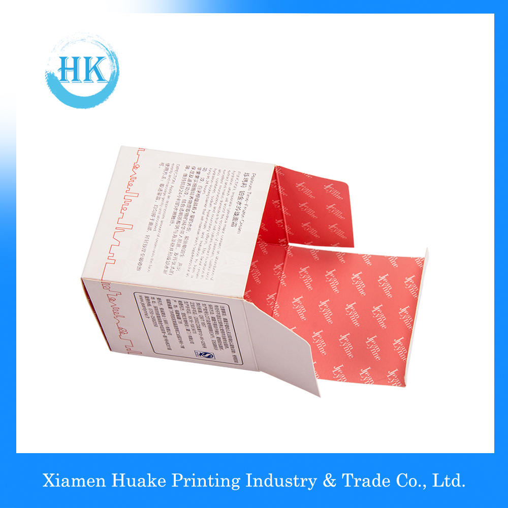 Luxury Paper Packaging Cosmetic Creams Square Box 