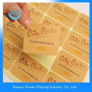 étiquettes autocollantes en papier autocollant impression 