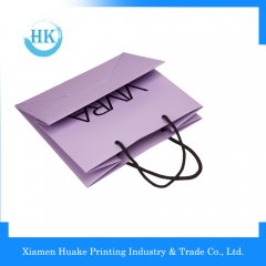 Sac en papier de manutention appreal industriel de qualité supérieure pourpre Huake Printing