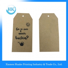 Étiquette en papier kraft avec impression en noir Huake Printing