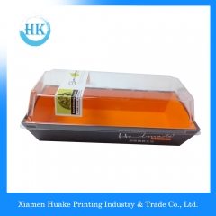 imprimer la boîte d'emballage de gâteau avec du papier cartonné blanc