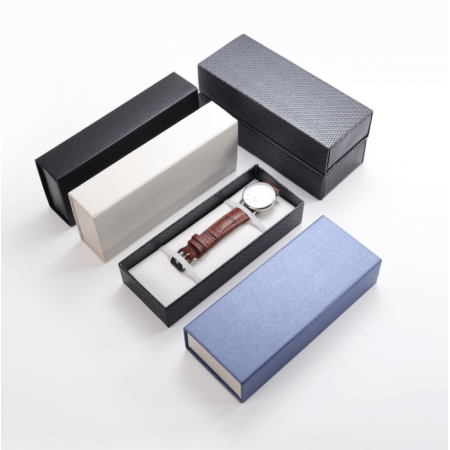 Leather Watch Boxes Packaging Storage Box With Drawer 