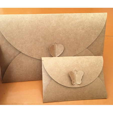 5*7 Envelope Manufactures Small Kraft Paper Butterfly Letter 
