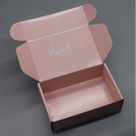 Custom Packing Shipping Boxes With Logo Packaging Corrugated Cardboard Hot Stamping Box 